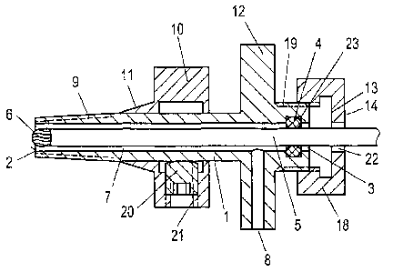 A single figure which represents the drawing illustrating the invention.